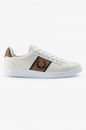 Fred Perry B721 Schuhe Herren Schwarz | CHICD98382