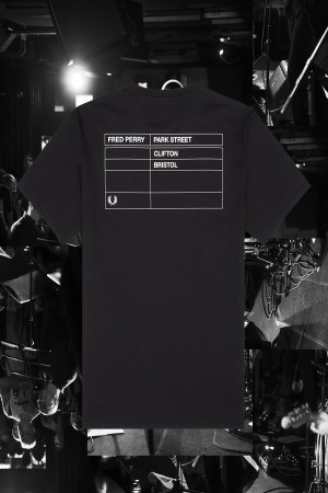 Fred Perry Bristol Ringer T-shirts Herren Schwarz | FCHUI42292