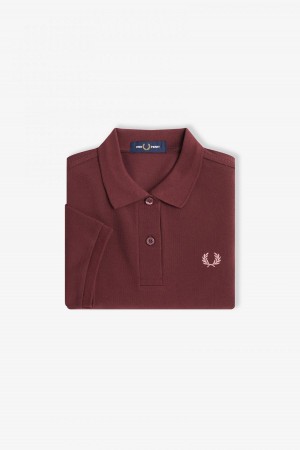 Fred Perry G6000 Fred Perry Shirt Damen Rosa Rosa | CHZDE55738