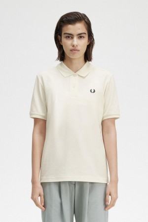 Fred Perry G6000 T-shirts Damen Schwarz | CHJZR68129
