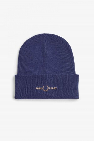 Fred Perry Graphic Mütze Accessories Navy Dunkel | CHXBR97091