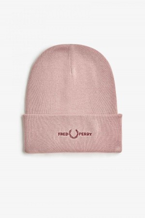 Fred Perry Graphic Mütze Accessories Rosa Rosa | BCHSO26776