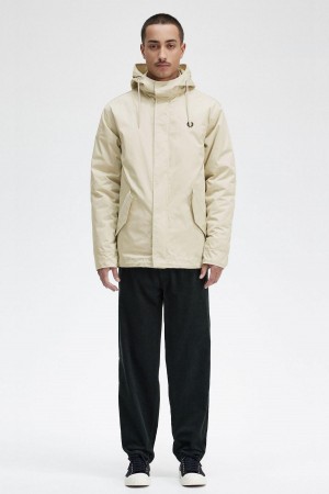 Fred Perry Kurzes Gepolstert Parka Mäntel Herren Hell | ACHWC19033