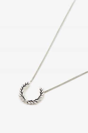 Fred Perry Laurel Wreath Necklace Schmuck Accessories Silber | DCHKV67491