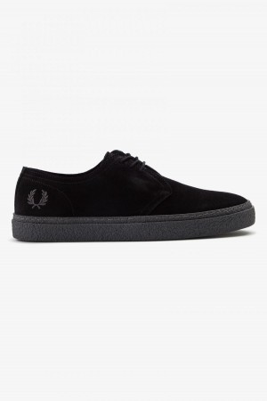 Fred Perry Linden Schuhe Herren Schwarz | CHIIZ55351