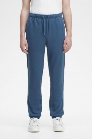 Fred Perry Loopback Sweatpants Hosen Herren Blau | CHXBR31217