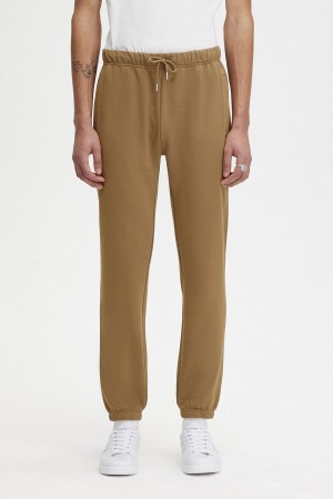 Fred Perry Loopback Sweatpants Trainingsanzug Herren Shaded Stone / Burnt Tobacco | PCHER84569