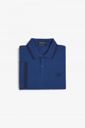 Fred Perry M12 Fred Perry Shirt Herren Navy Navy | CHDFL60002