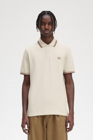 Fred Perry M12 Polo Shirts Herren Dunkelbraun | QCHWA10315