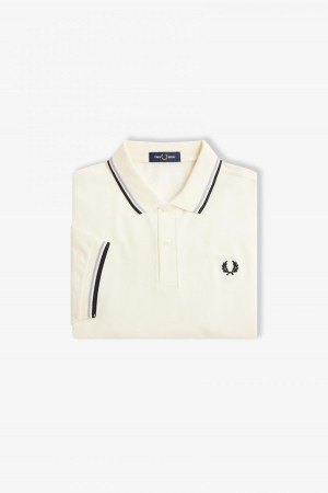 Fred Perry M3600 Fred Perry Shirt Herren Schwarz | XCHBH54774