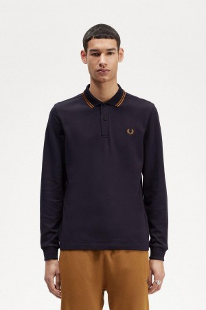 Fred Perry M3636 Polo Shirts Herren Navy Dunkeldunkel | SCHNY11991