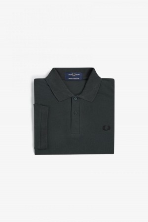 Fred Perry M3 Fred Perry Shirt Herren Grün Schwarz | CHJKU48748