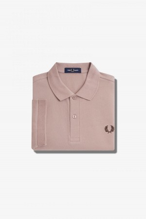 Fred Perry M6000 Fred Perry Shirt Herren Dunkelrosa | CHDYB17718