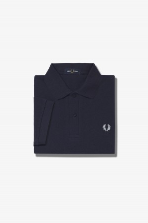 Fred Perry M6000 Fred Perry Shirt Herren Navy Weiß | CHQAV70196