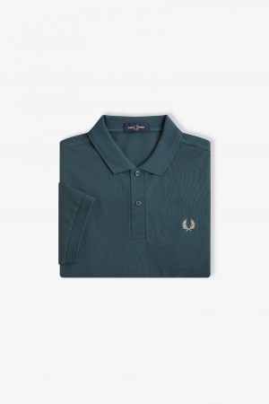 Fred Perry M6000 Fred Perry Shirt Herren Blau Hell | CHICD94799