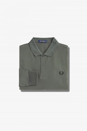 Fred Perry M6006 Fred Perry Shirt Herren Grün | ACHDF13574