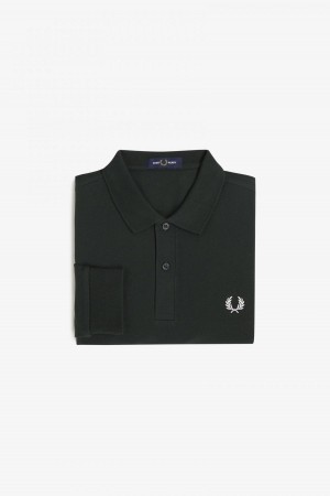 Fred Perry M6006 Fred Perry Shirt Herren Grün | XCHBH63665