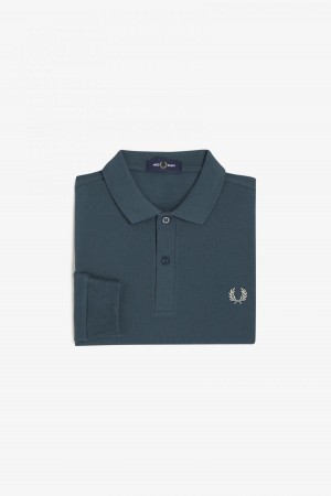 Fred Perry M6006 Fred Perry Shirt Herren Blau | QCHWA45026