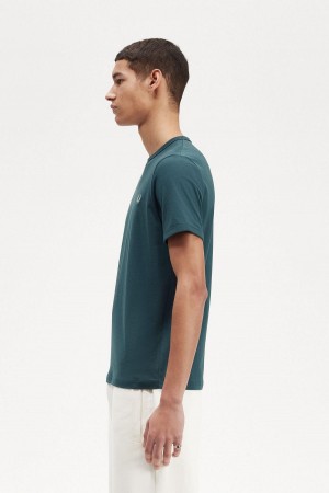 Fred Perry Ringer T-shirts Herren Blau | GCHUC61392