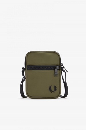 Fred Perry Ripstop Side Tasche Accessories Grün | QCHUV40656