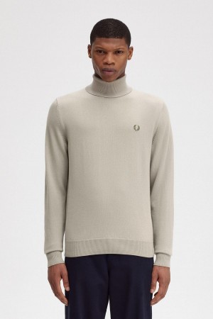 Fred Perry Roll Neck Jumper Strickwaren Herren Dunkel | QCHWA81942