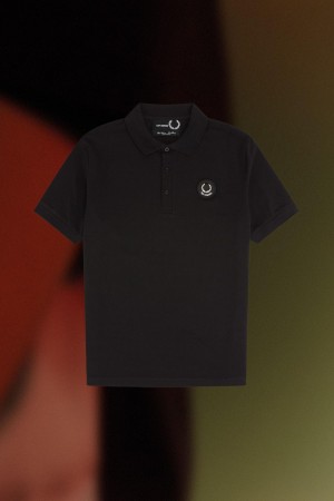 Fred Perry Slim Fit Polo Shirt Polo Shirts Herren Schwarz | CHQCS18987