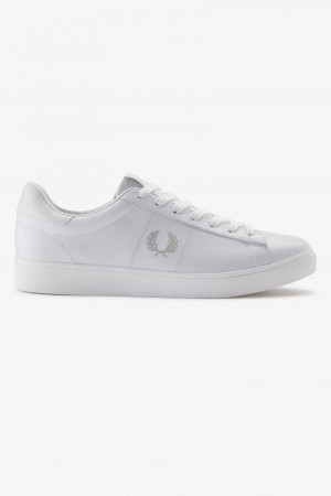 Fred Perry Spencer Schuhe Herren Weiß | FCHUI19904