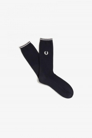 Fred Perry Tipped Socken Accessories Schwarz | ACHWC69431