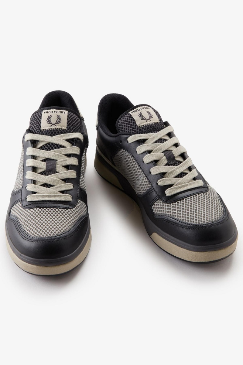 Fred Perry B300 Schuhe Herren Schwarz | SCHNY86484