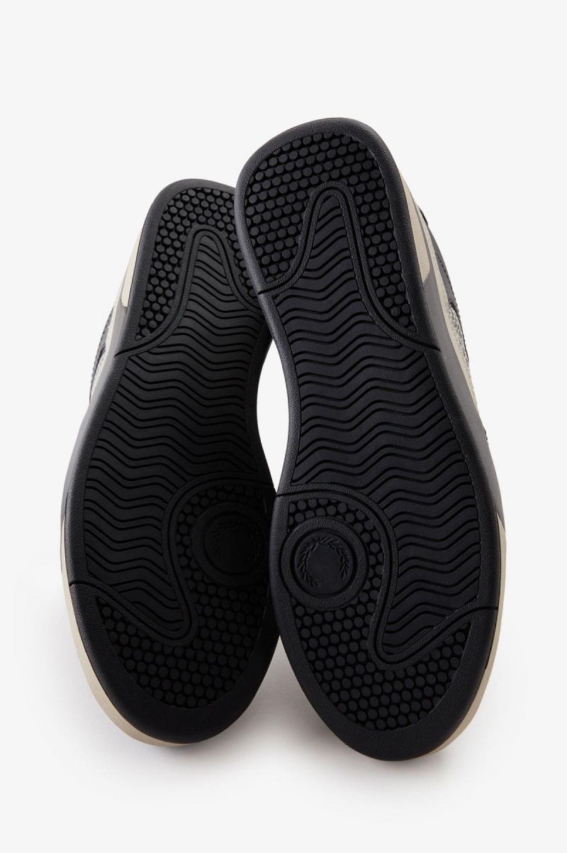 Fred Perry B300 Schuhe Herren Schwarz | SCHNY86484