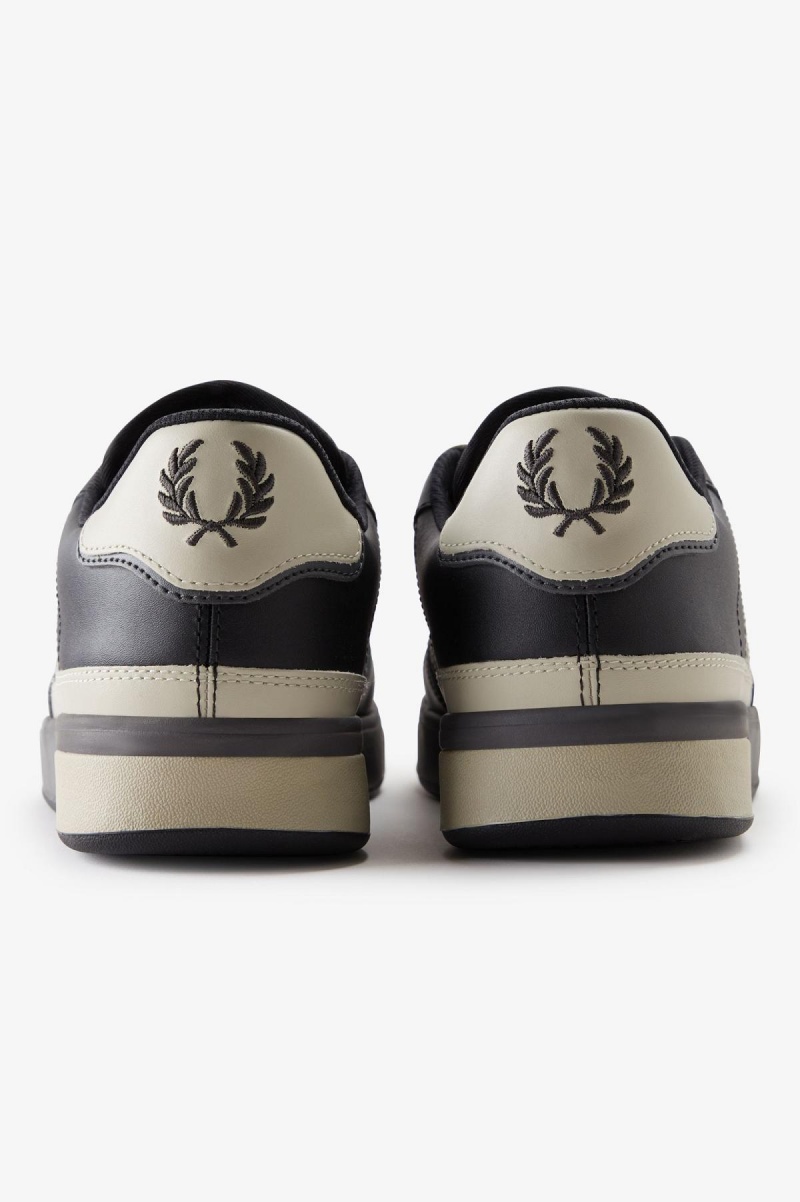 Fred Perry B300 Schuhe Herren Schwarz | SCHNY86484