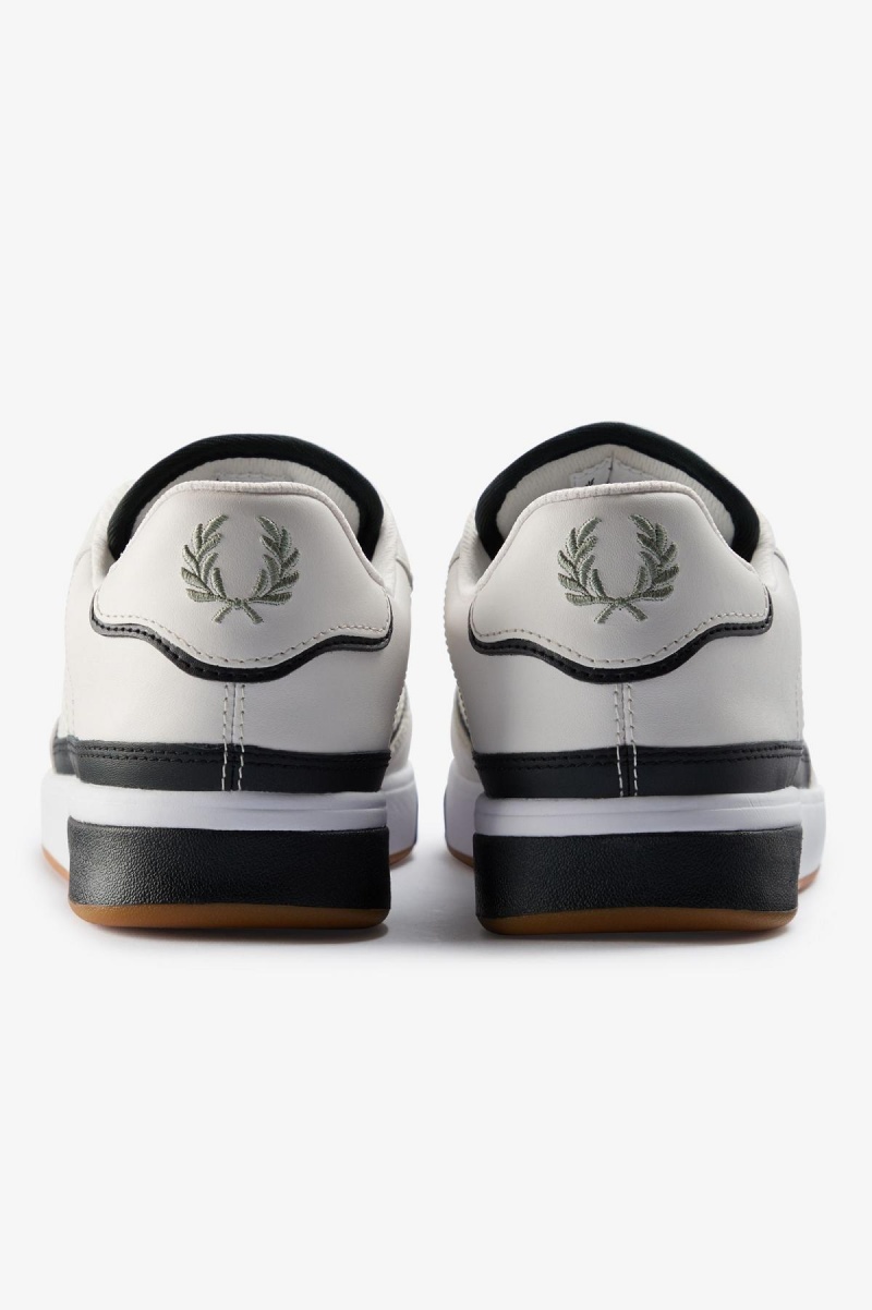 Fred Perry B300 Schuhe Herren Weiß | QCHWA50319