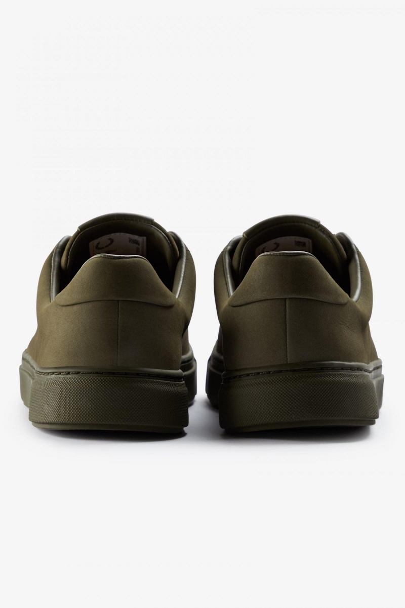 Fred Perry B71 Schuhe Herren Grün Gold | CHXBR95016