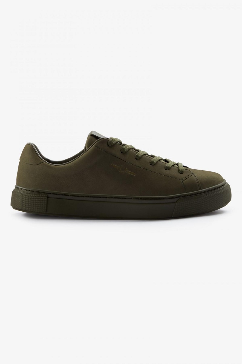 Fred Perry B71 Schuhe Herren Grün Gold | CHXBR95016