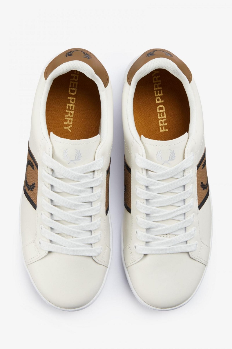 Fred Perry B721 Schuhe Herren Schwarz | CHICD98382