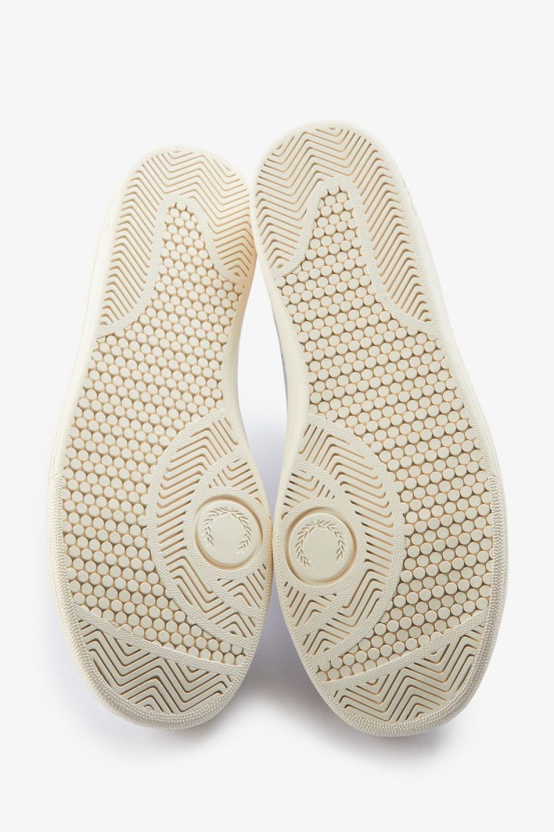 Fred Perry B721 Schuhe Herren Weiß Hell | CHJBT14156