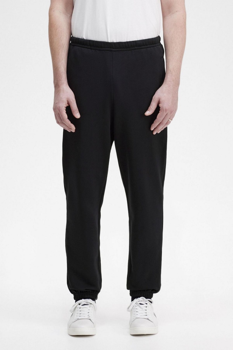 Fred Perry Badge Detail Track Pants Hosen Herren Schwarz | CHCVG25018