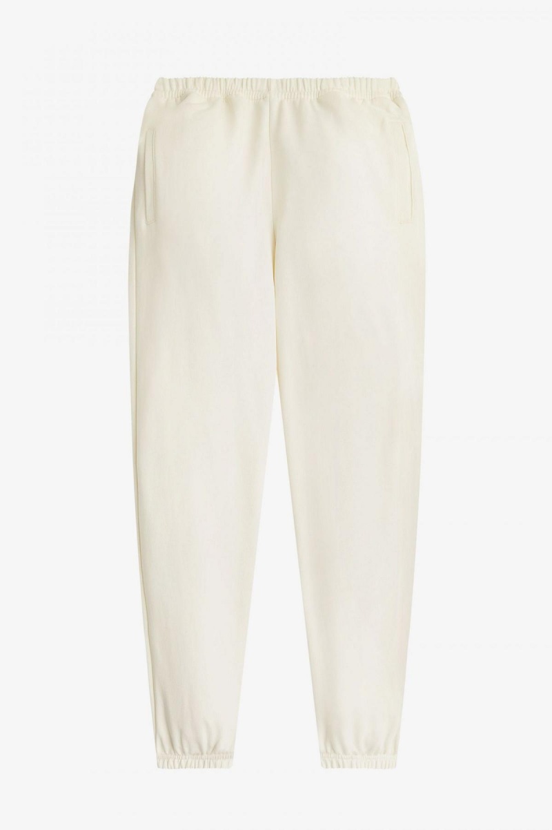 Fred Perry Badge Detail Track Pants Hosen Herren Ecru | CHCVG73854