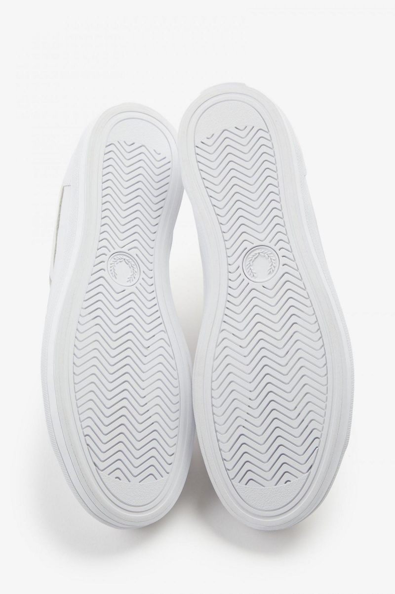 Fred Perry Baseline Schuhe Herren Weiß | CHCIF28804