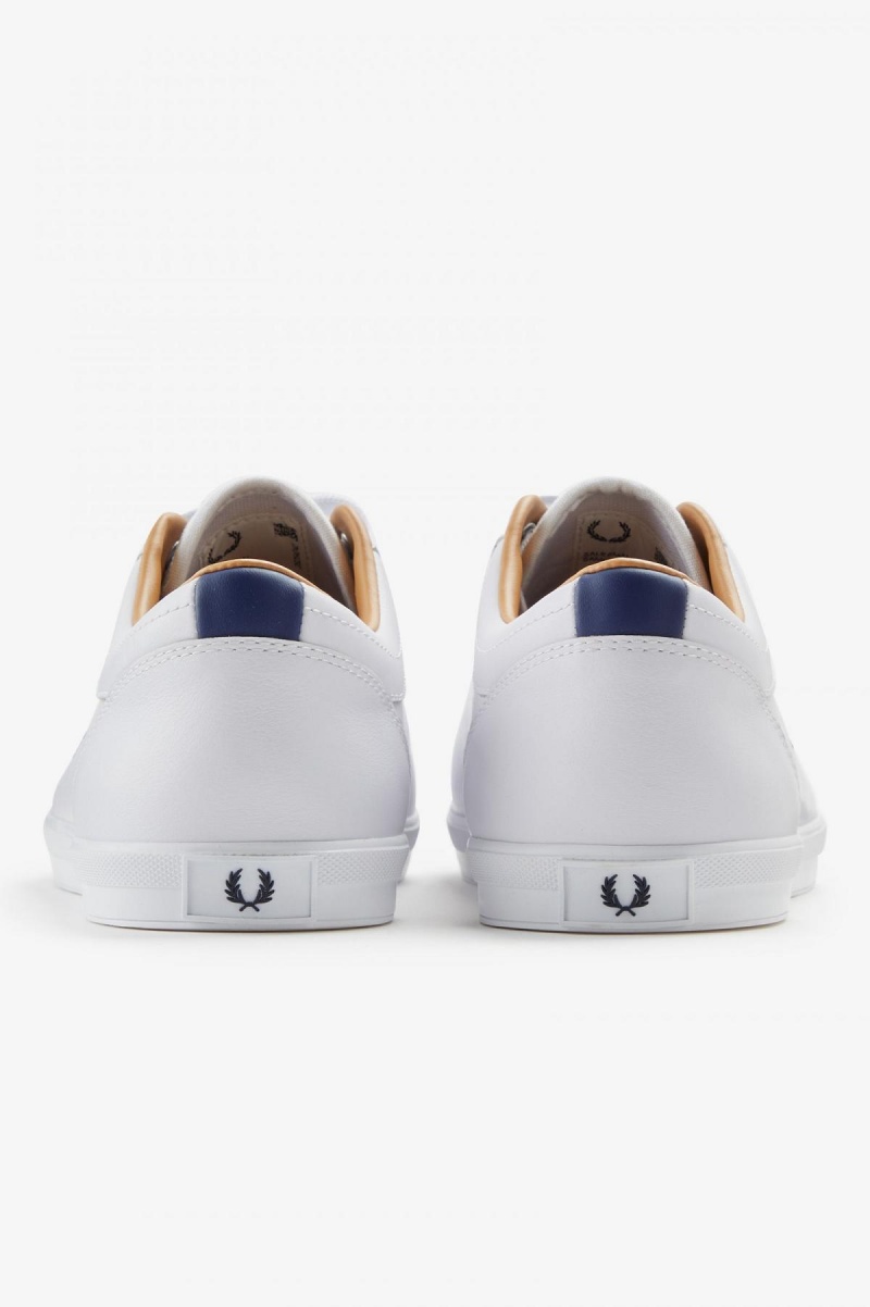 Fred Perry Baseline Schuhe Herren Weiß | CHCIF28804