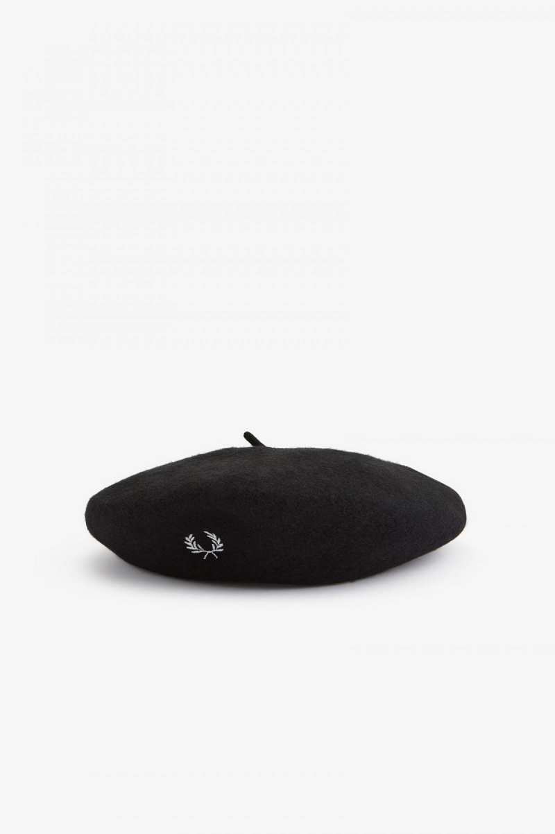 Fred Perry Beret Hut Accessories Schwarz | BCHSO97145