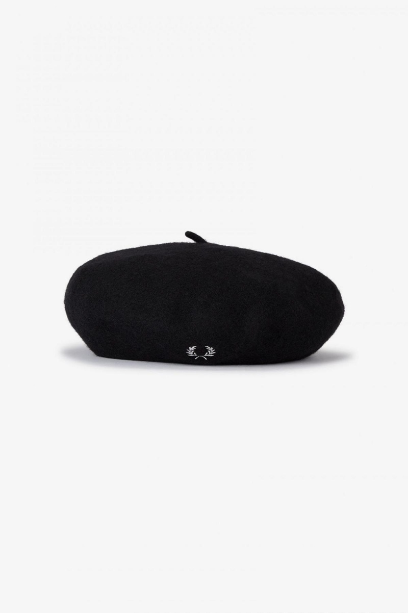Fred Perry Beret Hut Accessories Schwarz | BCHSO97145