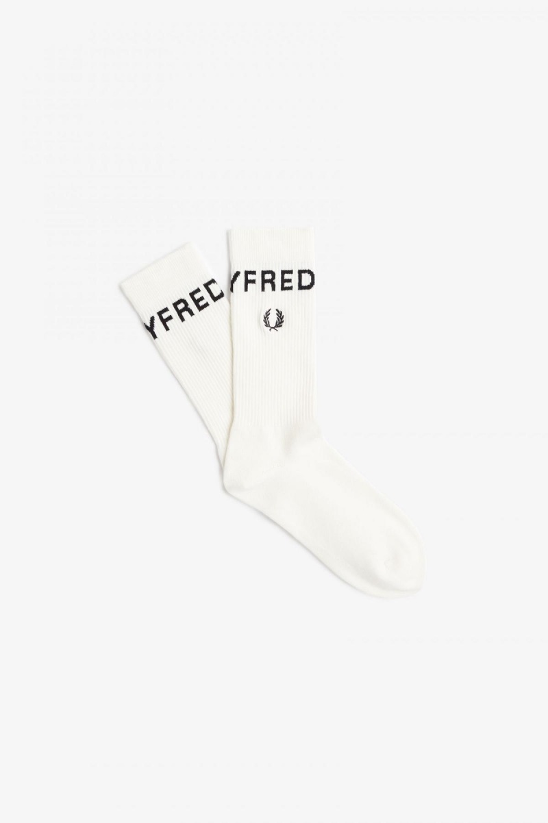Fred Perry Bold Tipped Socken Accessories Weiß | GCHUC85659