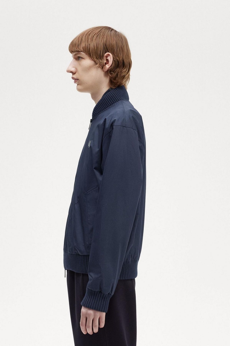 Fred Perry Bomber Mäntel Herren Navy | CHXMI93089