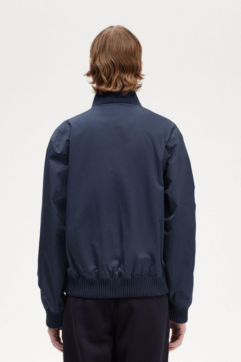 Fred Perry Bomber Mäntel Herren Navy | CHXMI93089