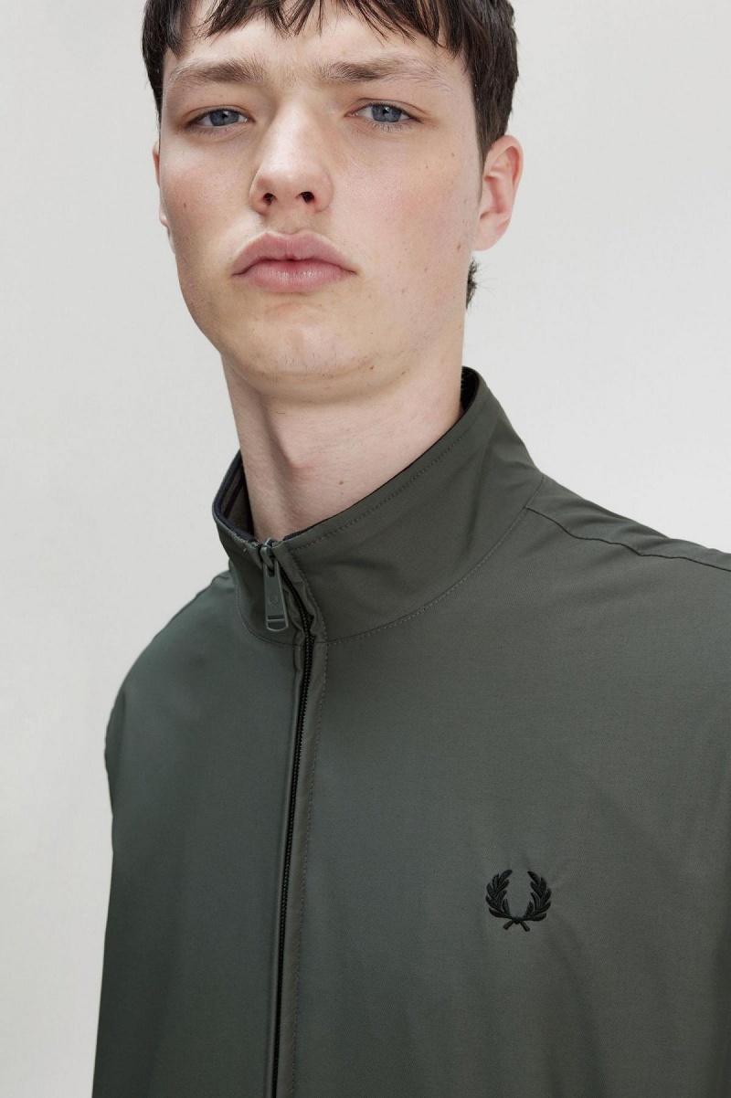 Fred Perry Brentham Mäntel Herren Grün | SCHNY68326