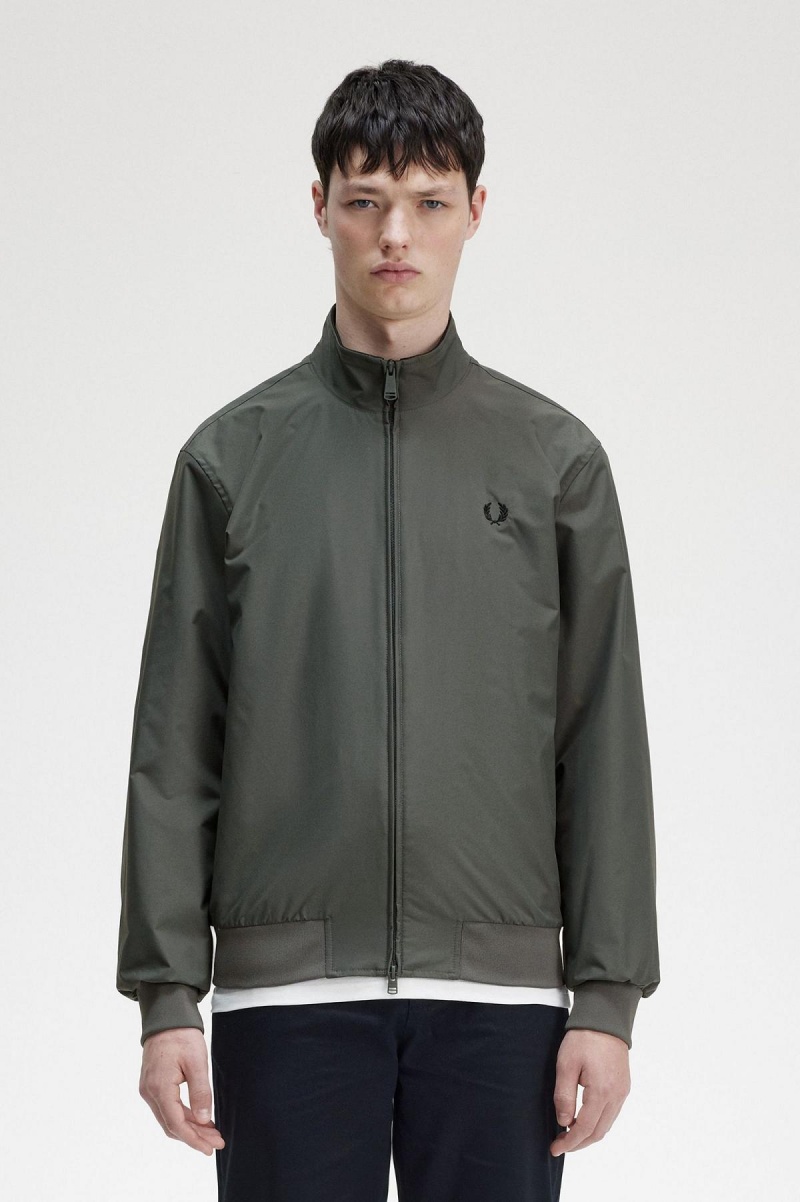 Fred Perry Brentham Mäntel Herren Grün | SCHNY68326