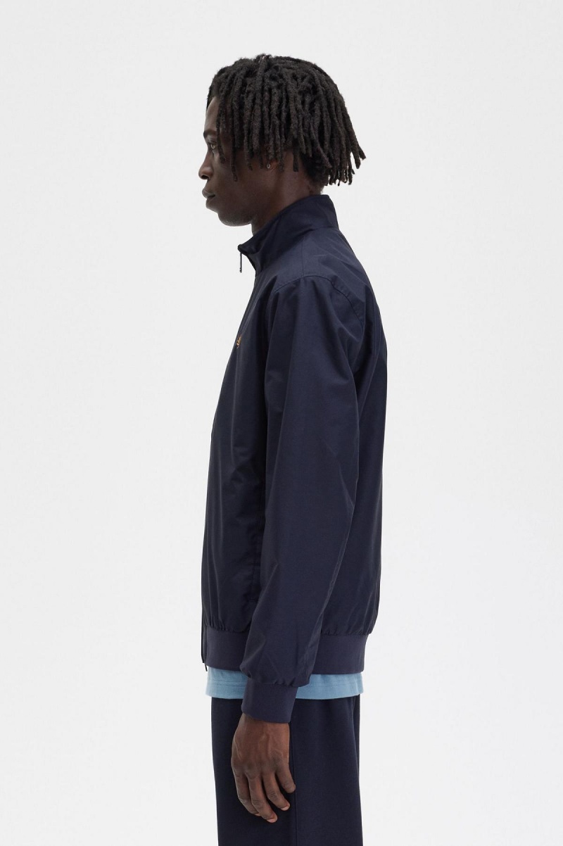 Fred Perry Brentham Mäntel Herren Navy | CHJZR71573