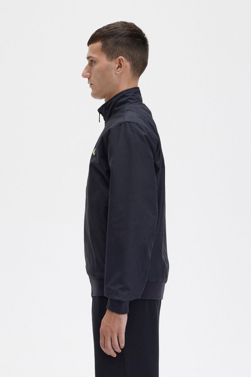 Fred Perry Brentham Mäntel Herren Schwarz | CHIIZ30082