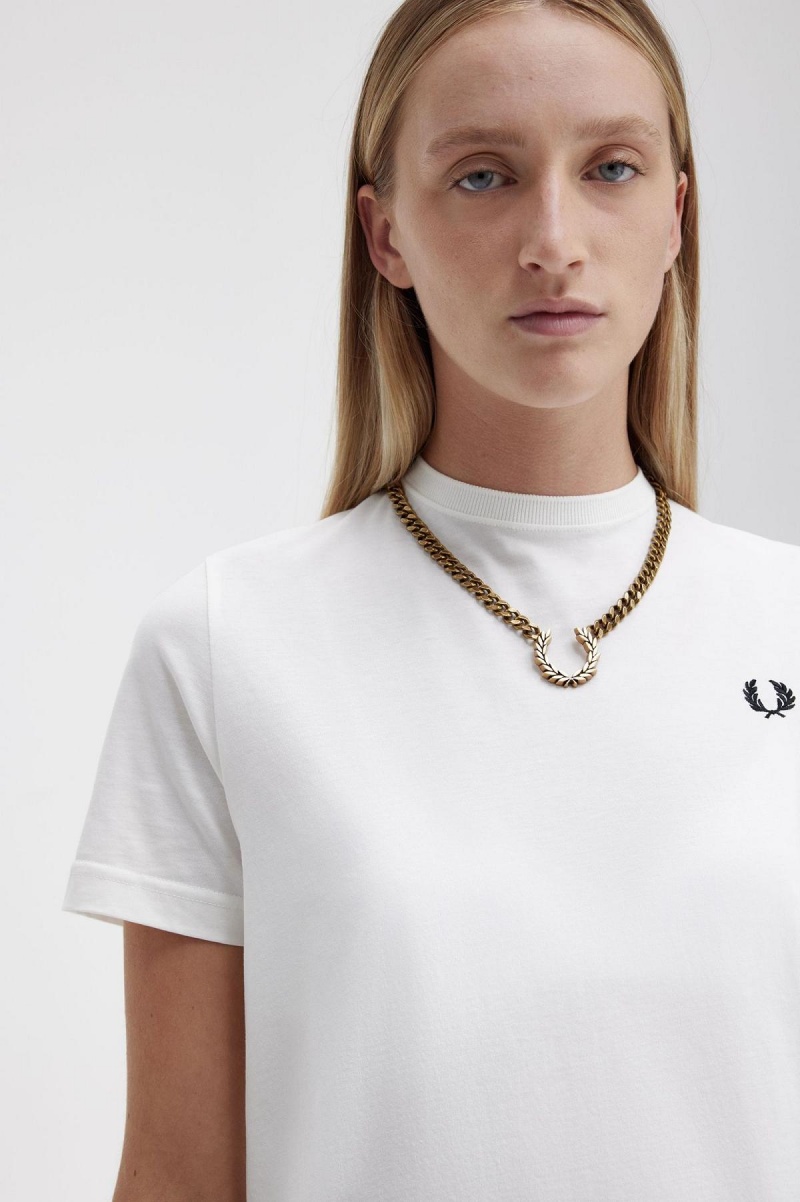 Fred Perry Chunky Laurel Wreath Necklace Schmuck Accessories Gold | ACHDF64478